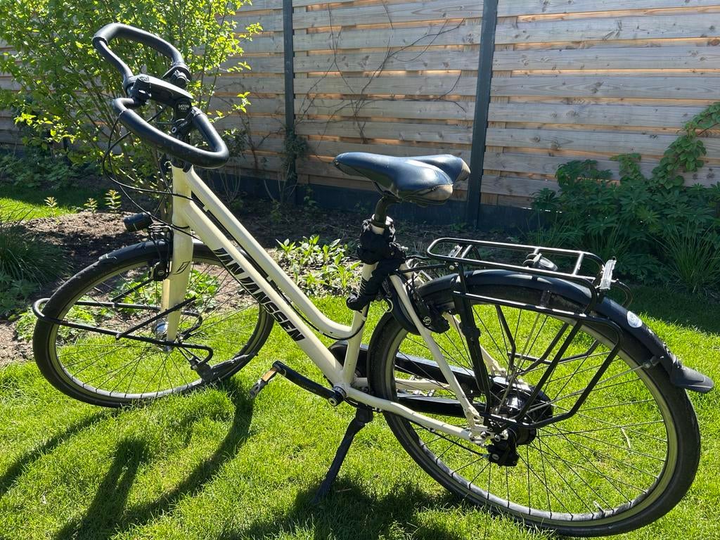 Jan Janssen Rohnin Rohloff Dames Reisfiets 54cm 14 versn., 28 inch, 10 tot 15 versnellingen, Velgrem, Ophalen
