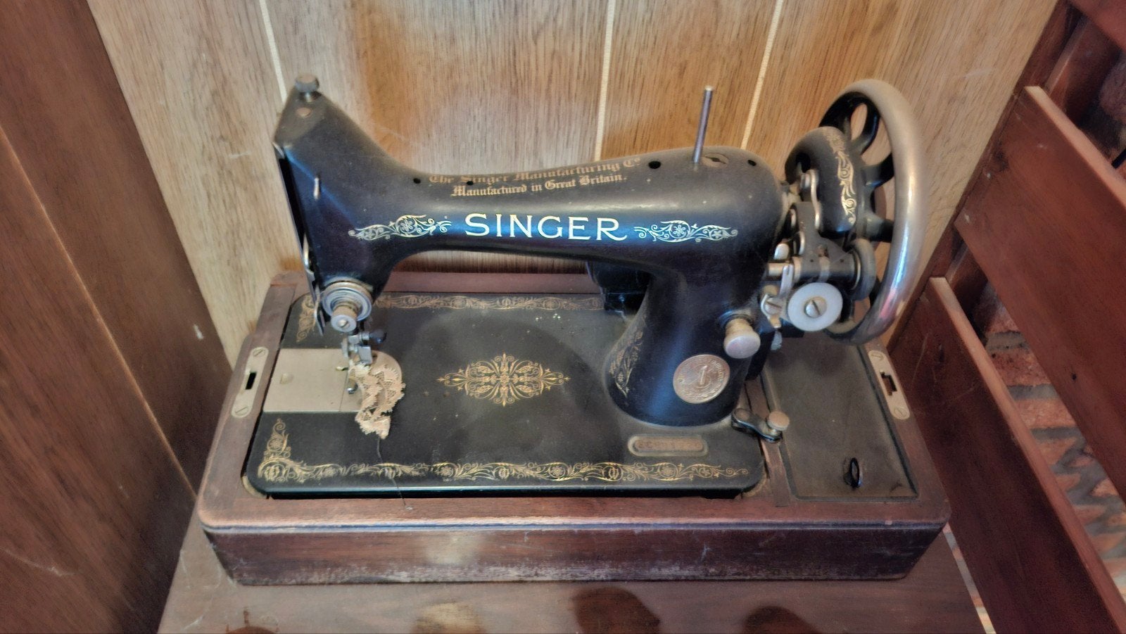 Naaimachine, Ophalen