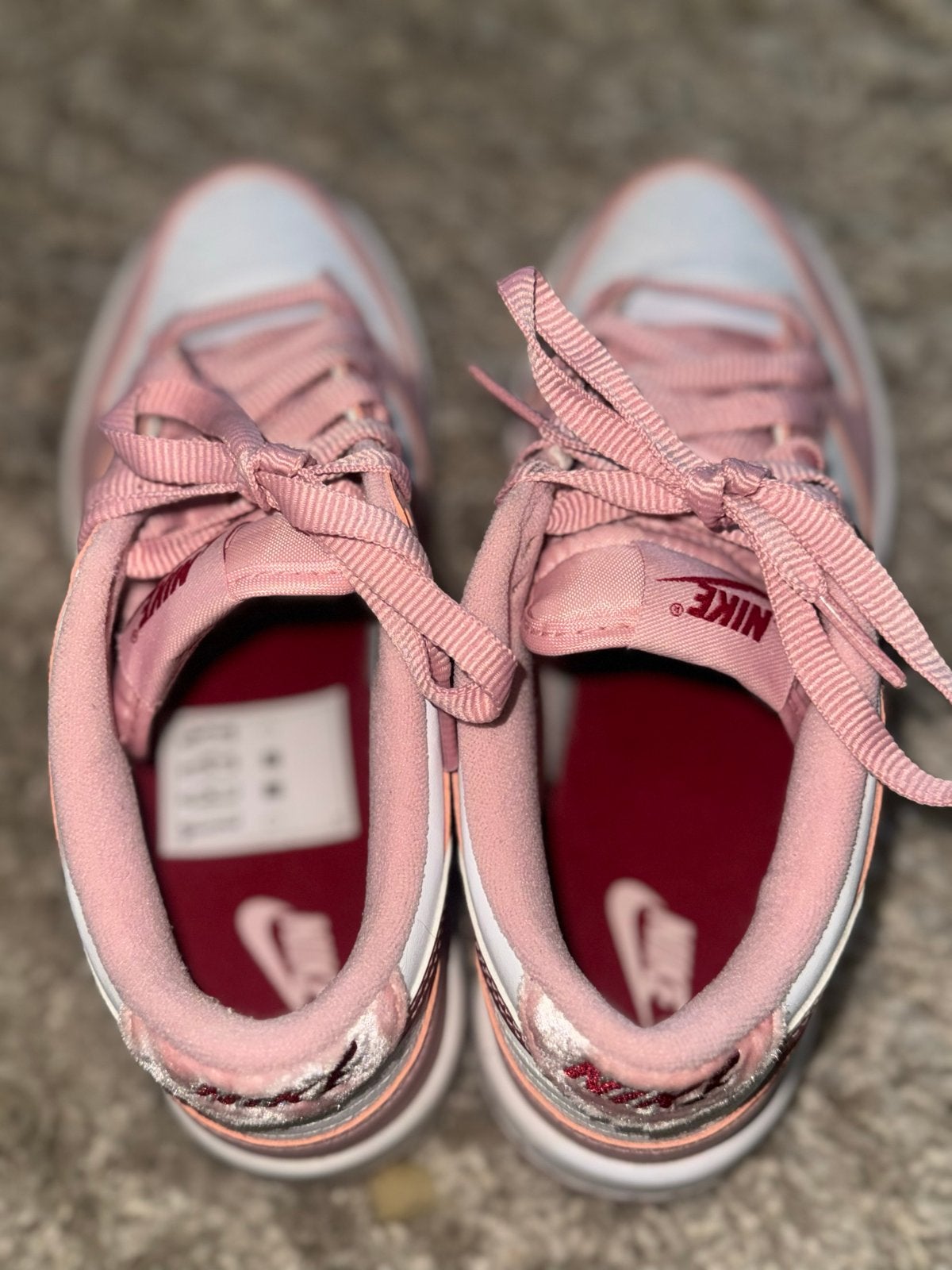 Nike Dunk Low Roze/Wit, Kleding | Dames, Schoenen, Ophalen of Verzenden, Zo goed als nieuw, Roze, Sneakers of Gympen