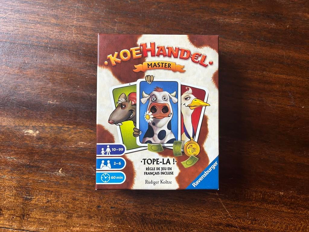 Koehandel master, Vijf spelers of meer, Ophalen, Zo goed als nieuw