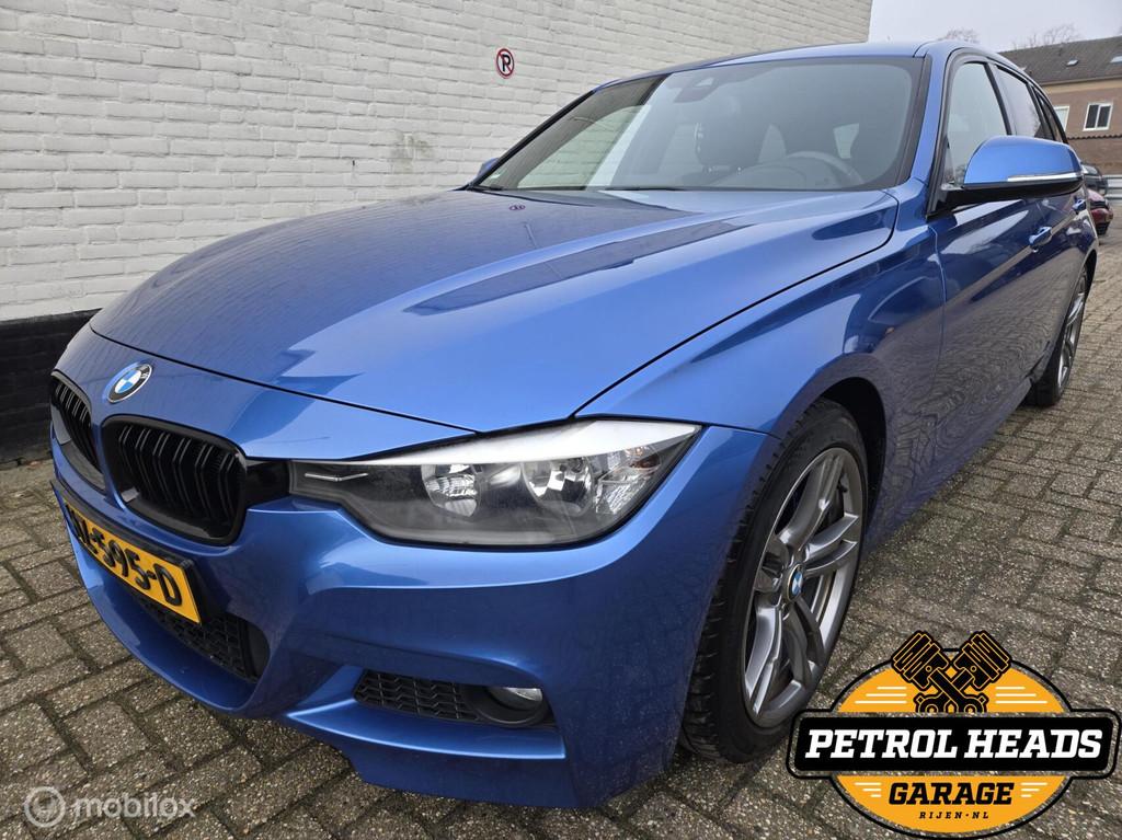 BMW 3-serie Touring 316i High Ex AUT| M sport |ESTORIL BLAUW, Automaat, Gebruikt, 4 cilinders, Blauw
