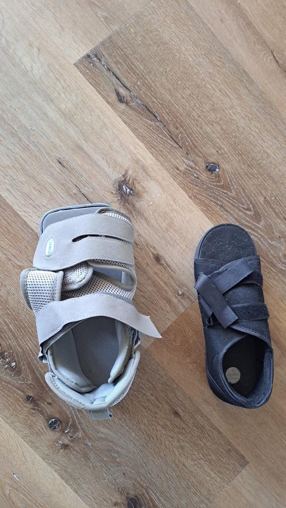 Medische bandage schoen x2 breukschoen gips linkervoet 39-41, Ophalen, Zo goed als nieuw