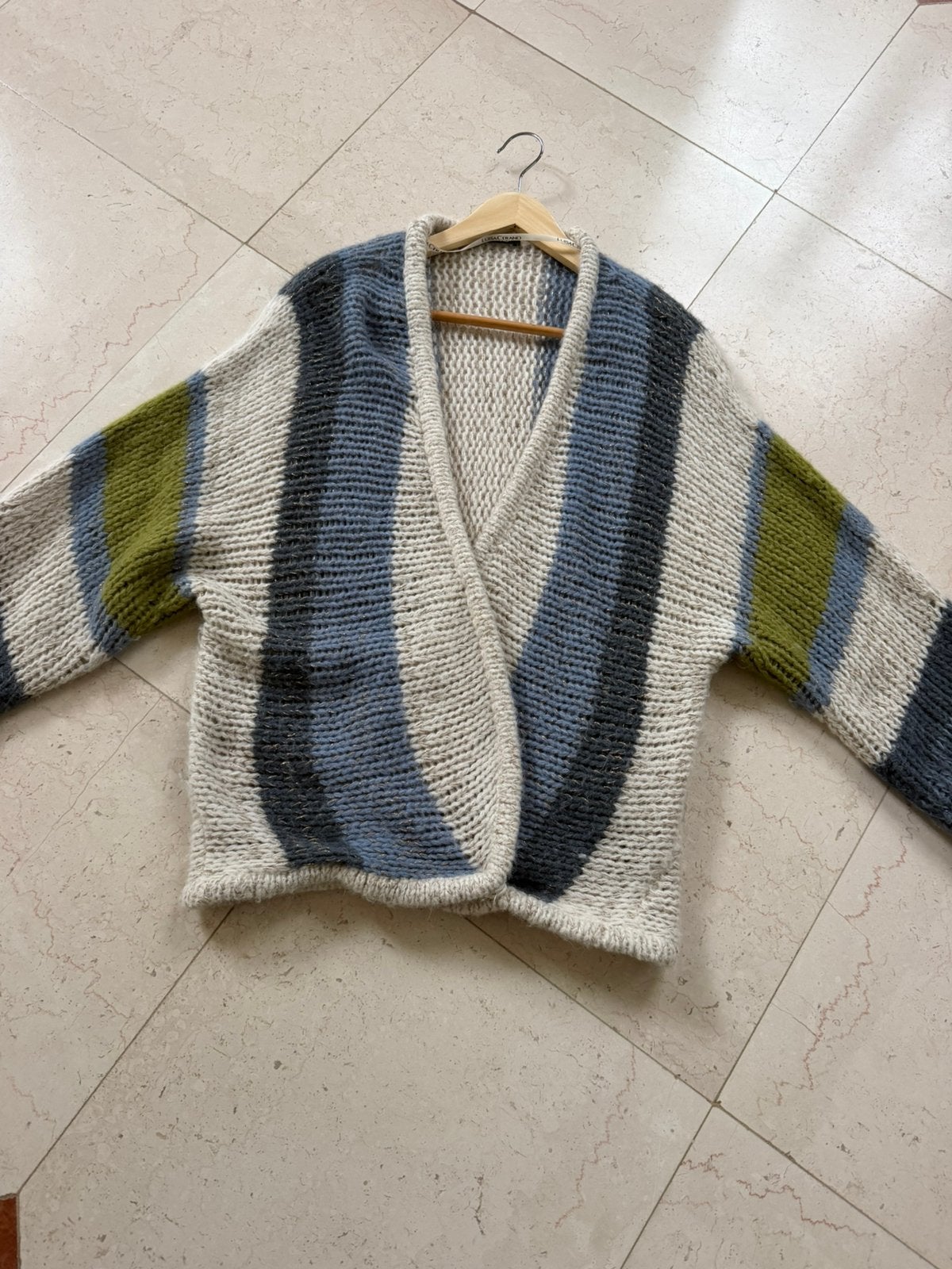 Luisa Cerano vest, maat 38, Ophalen of Verzenden, Zo goed als nieuw, Maat 38/40 (M), Blauw