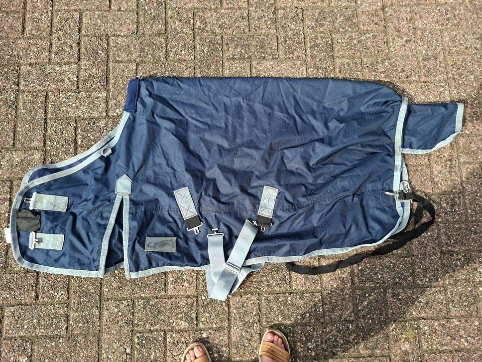 QHP Regendeken pony, 0 grams, 100/135 cm, Ophalen of Verzenden, Zo goed als nieuw, Pony (P), QHP