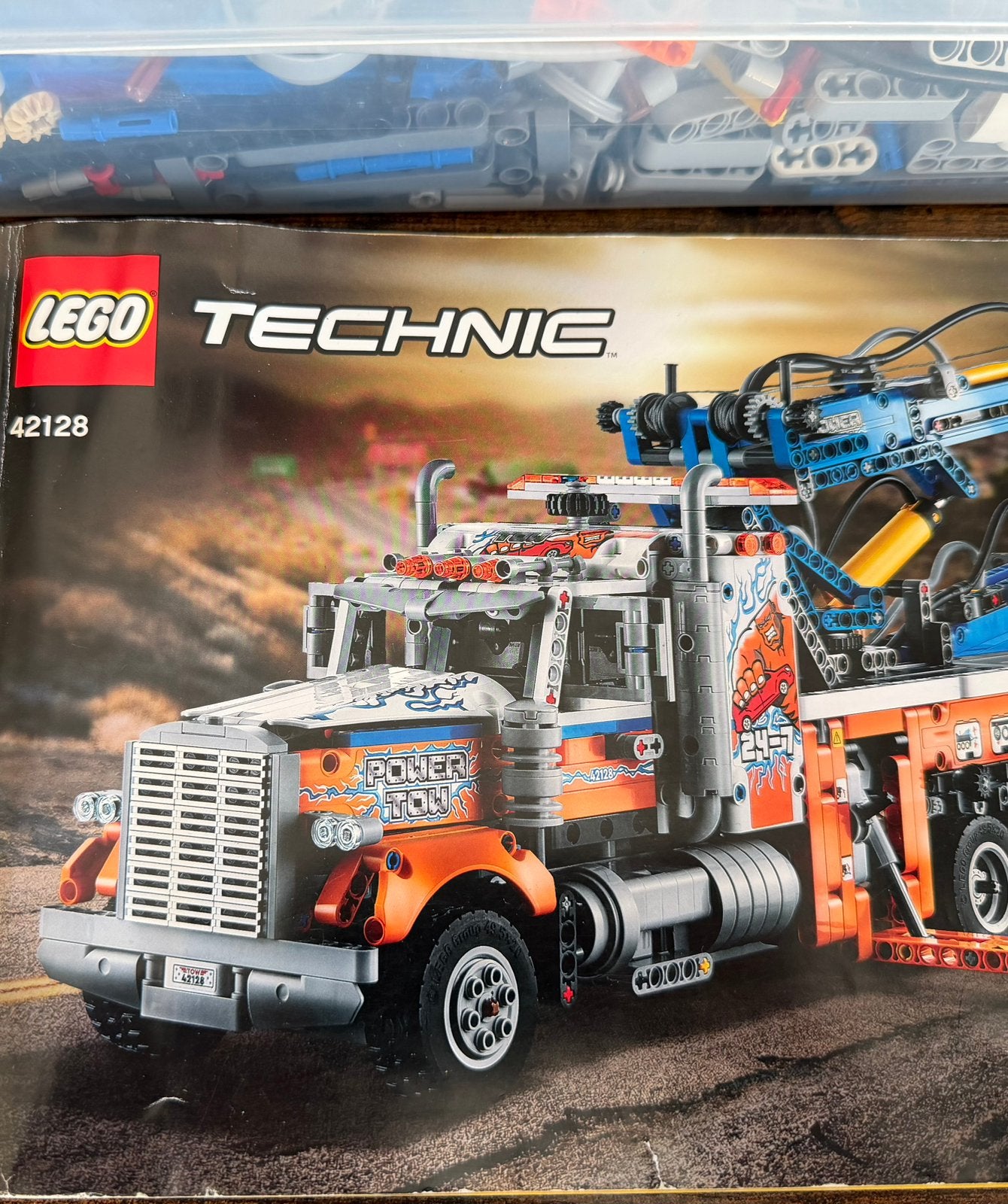 Vrachtwagen technisch lego, Ophalen, Zo goed als nieuw