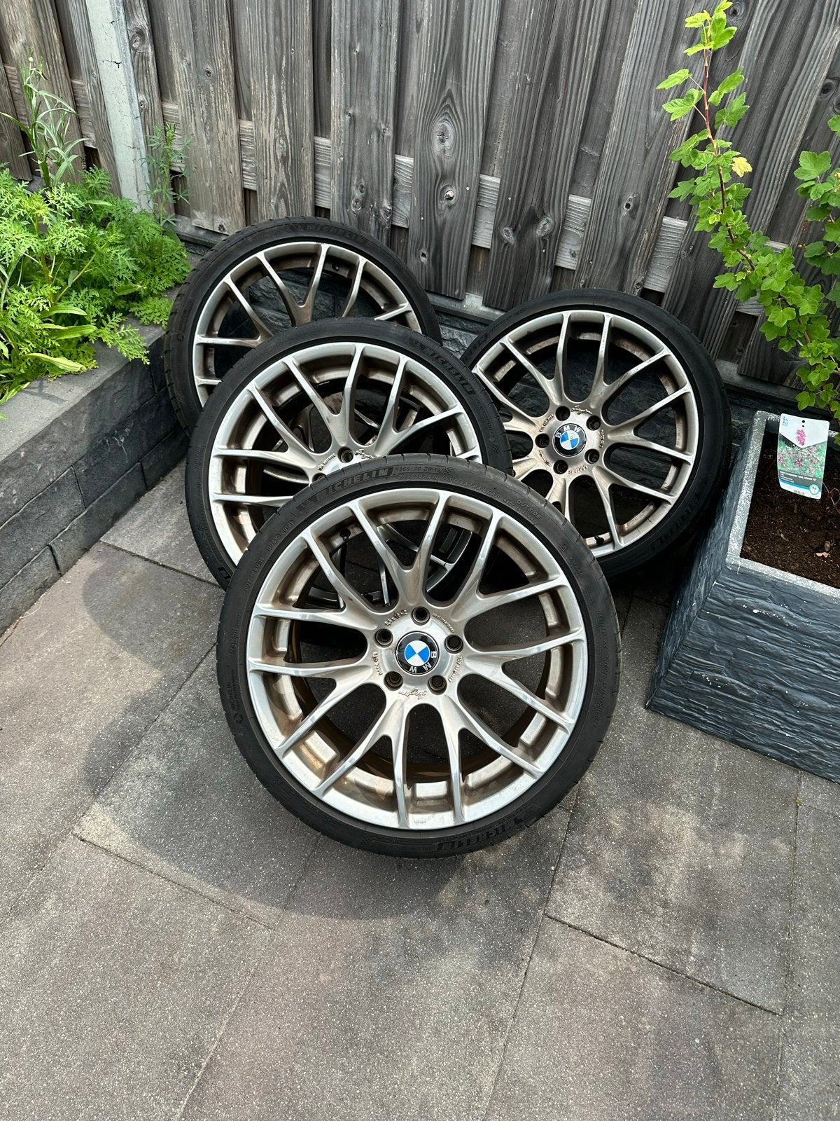 Breyton race gts 19 inch velgen met Michelin zomerbanden, Gebruikt, Banden en Velgen, 235 mm, Personenwagen