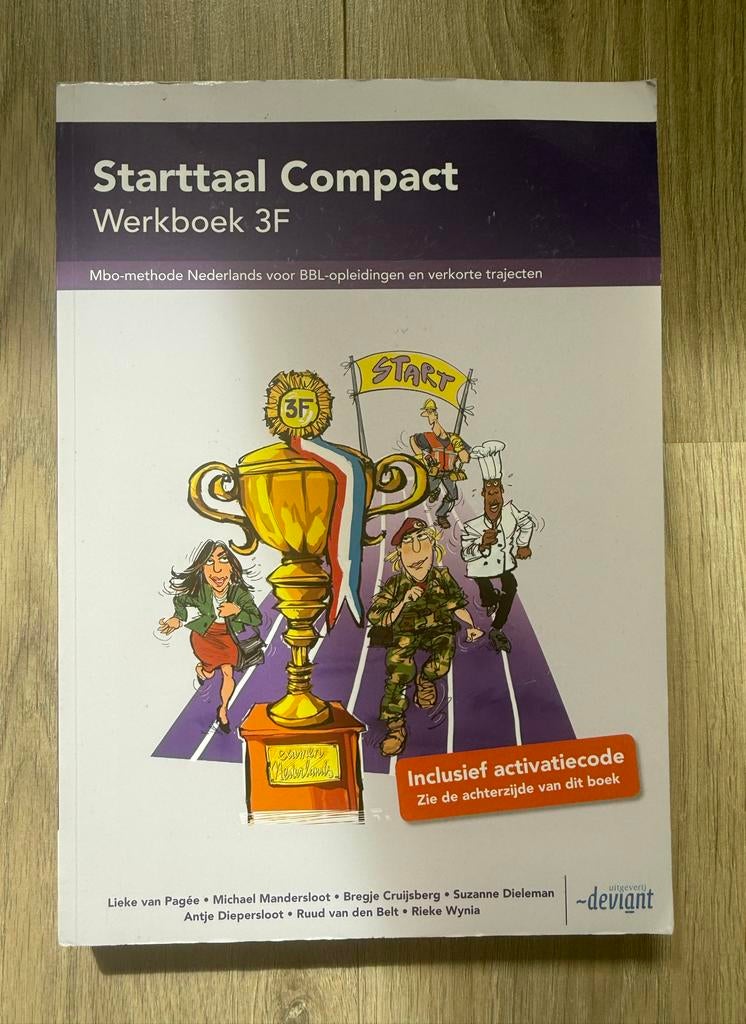 Starttaal Compact Handboek en Werkboek 3F MBO Deviant, Boeken, Ophalen of Verzenden, Alpha, Zo goed als nieuw, MBO