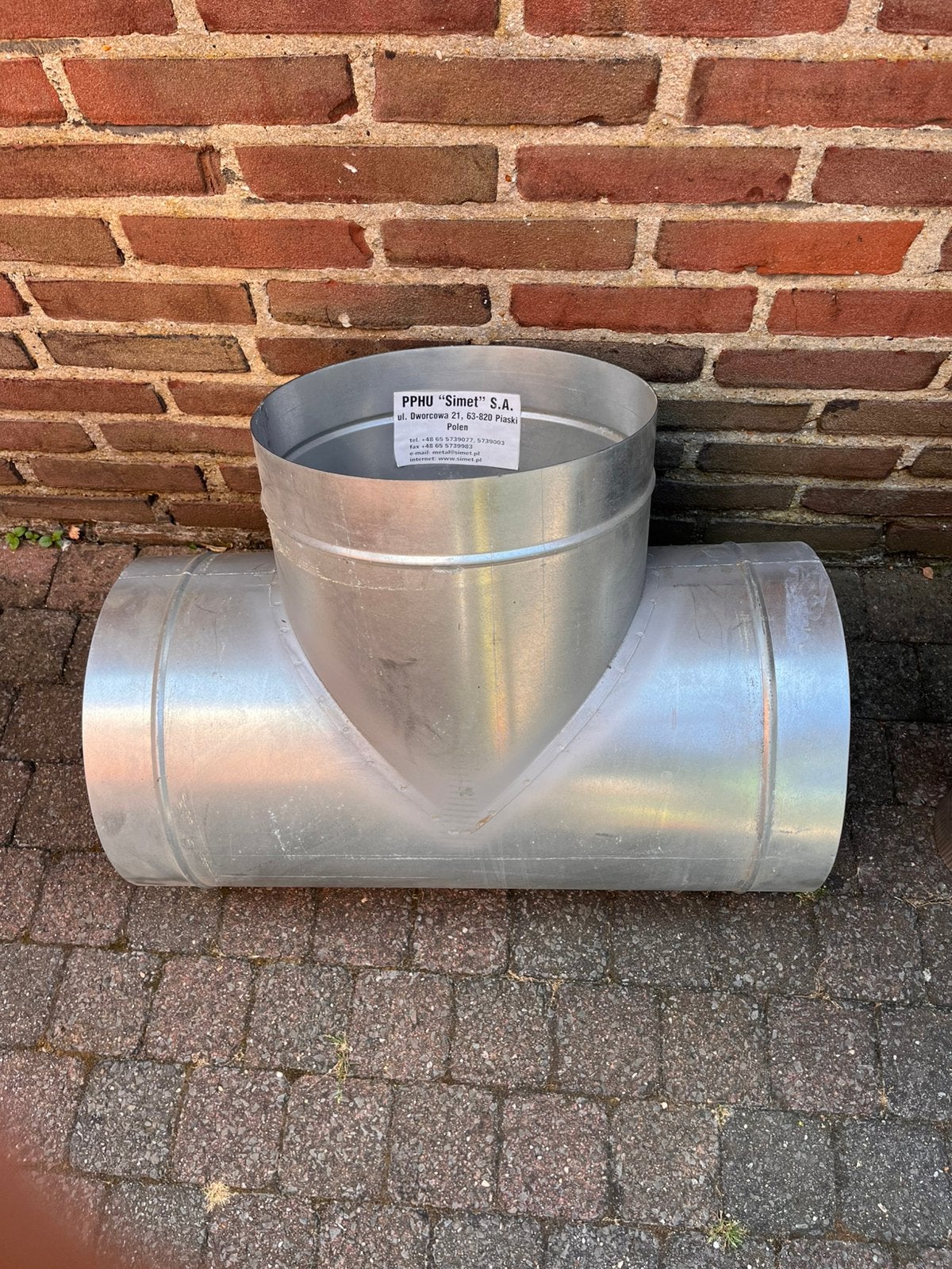 T-stuk 315 mm, Doe-het-zelf en Verbouw, Buizen en Afvoer, Ophalen, Overige materialen, Gebruikt, Overige typen