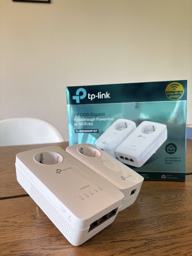 TP-Link WiFi via Stopcontact – Powerline Set TL-WPA8630P, Computers en Software, Powerlines, Verzenden, Zo goed als nieuw, TP-link