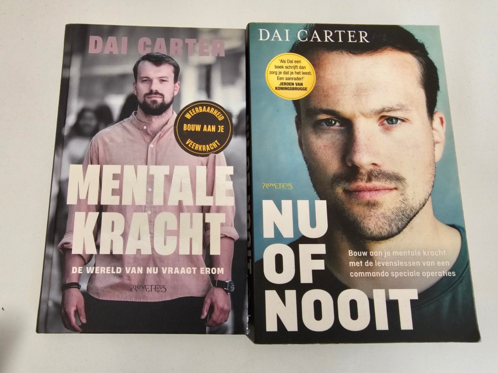Duo: Mentale Kracht & Nu of Nooit - Dai Carter, Ophalen of Verzenden, Gelezen, Dai Carter
