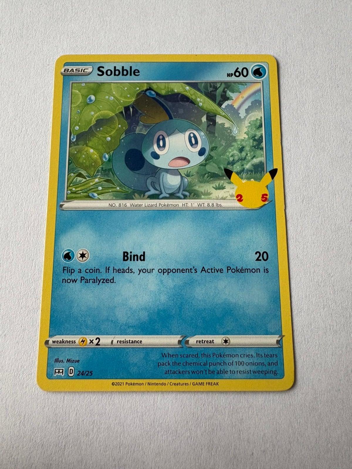 Pokémon kaart Basic Sobble, Ophalen of Verzenden, Nieuw