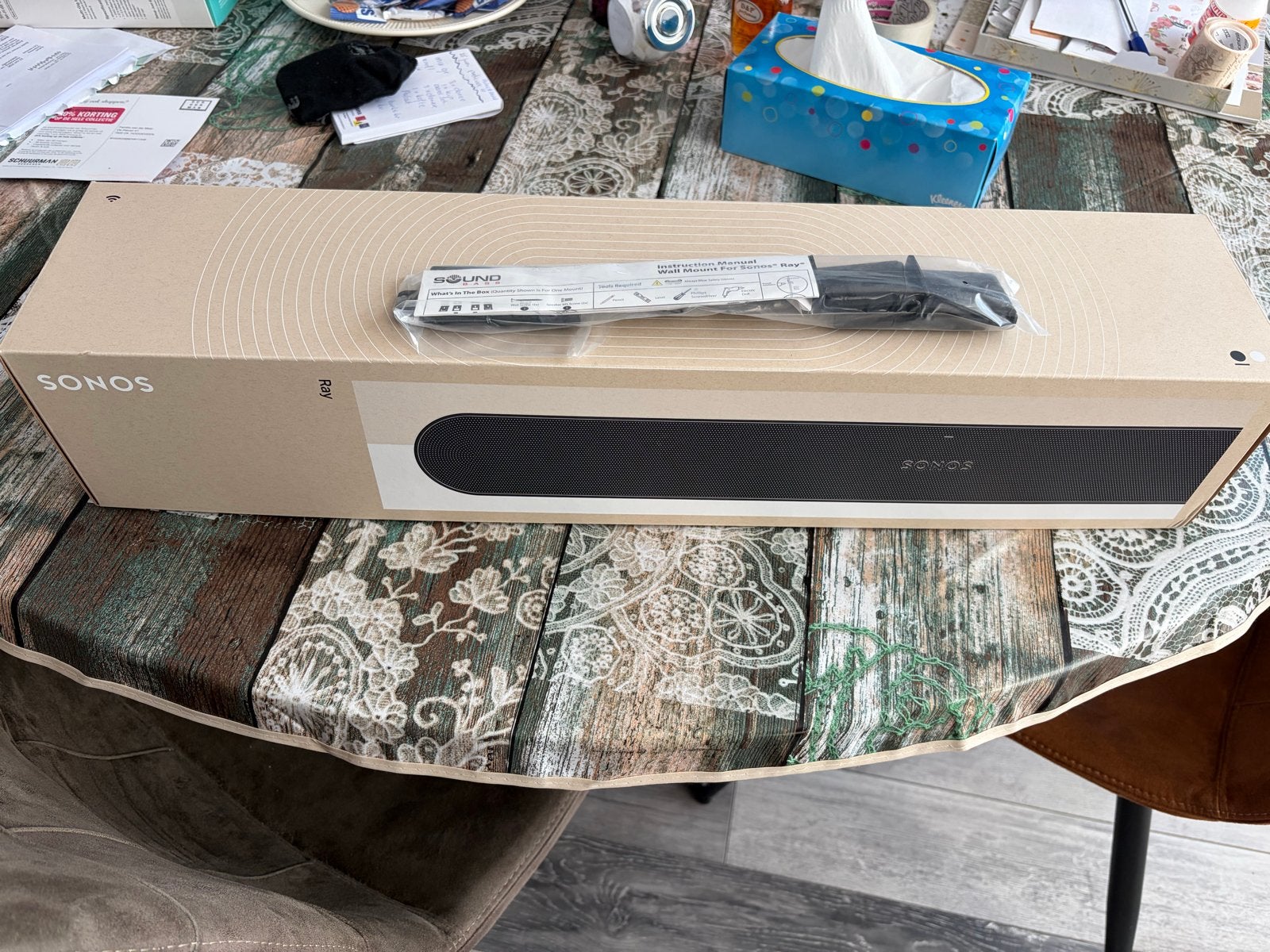 Sonos Ray, Audio, Tv en Foto, Luidsprekers, Ophalen, Zo goed als nieuw, Front, Rear of Stereo speakers, Sonos