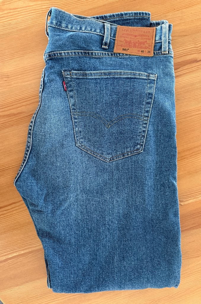 levi's 501 w40 l34 Nieuw, Levi's, Blauw, Nieuw, Ophalen of Verzenden