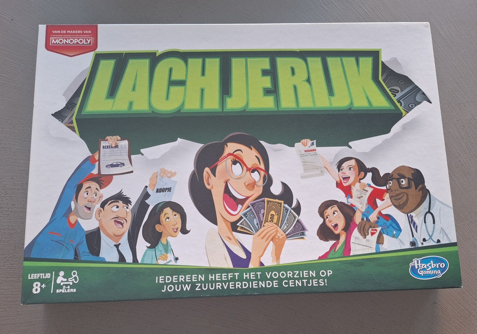 Spel Lach je rijk, Ophalen of Verzenden, Zo goed als nieuw