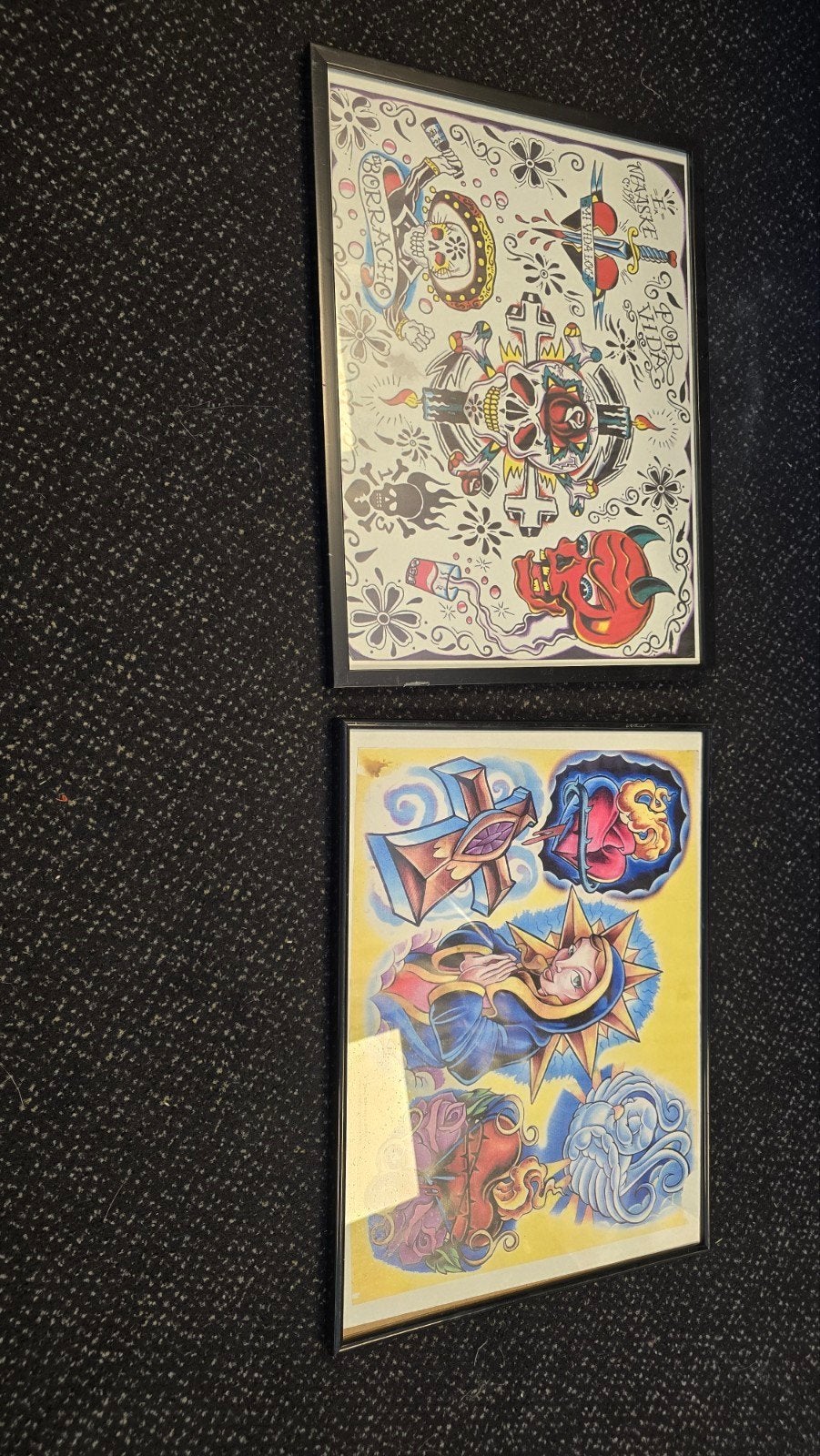 2 tattoo flash sheets in lijst, Ophalen of Verzenden