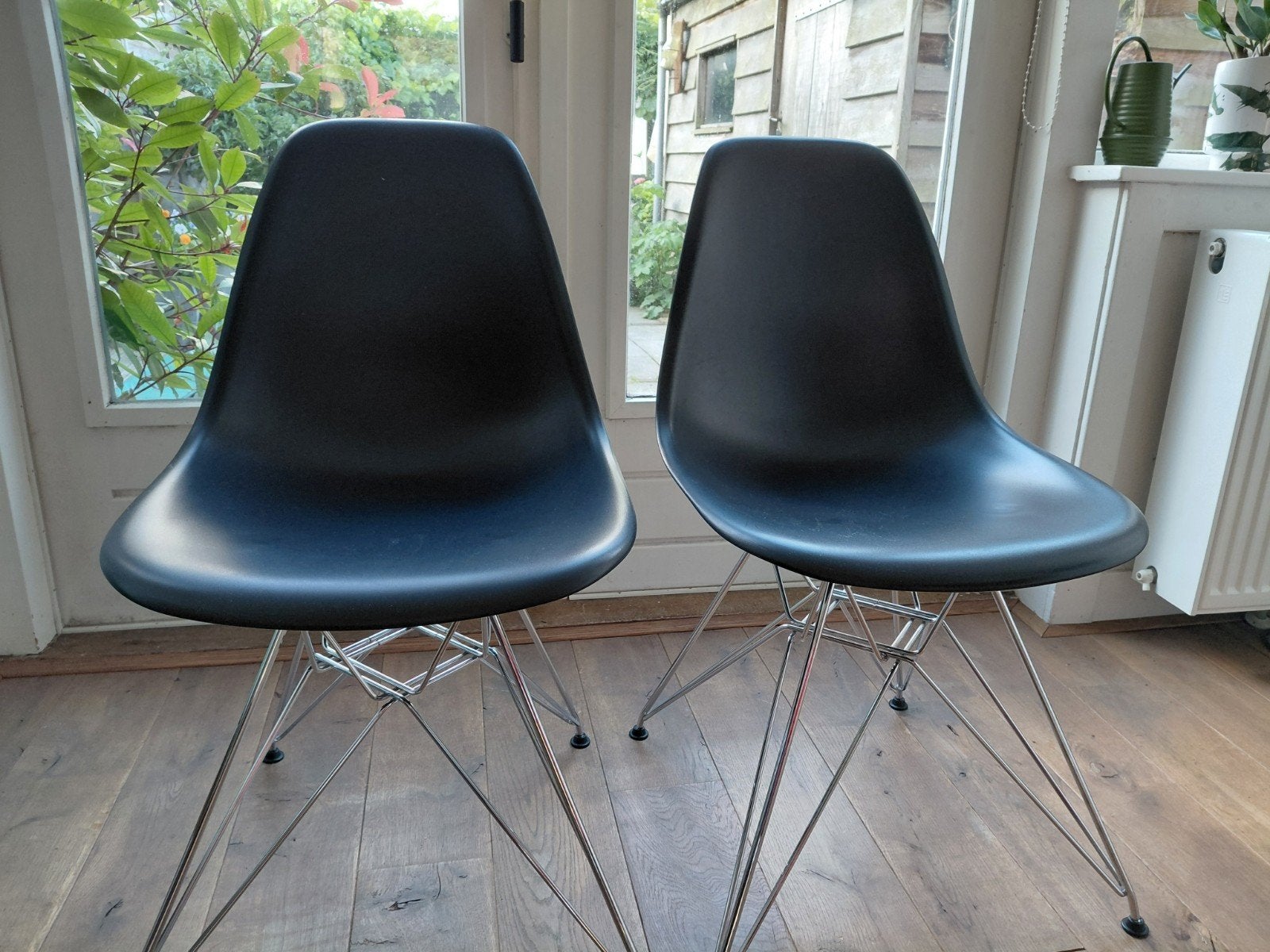 Vitra Eames DSW 2 stuks, Ophalen, Gebruikt, Twee, Zwart