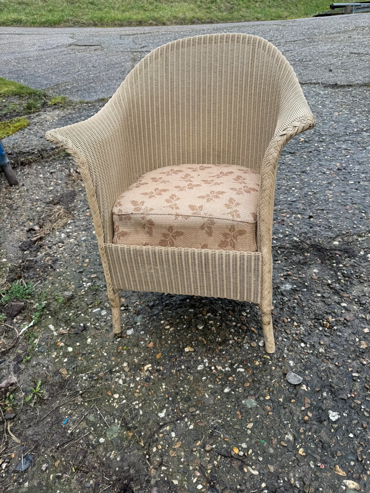 Looyd Loom  Chair,1920-50,Art Deco, Gebruikt, Wit, Ophalen of Verzenden, Art Deco