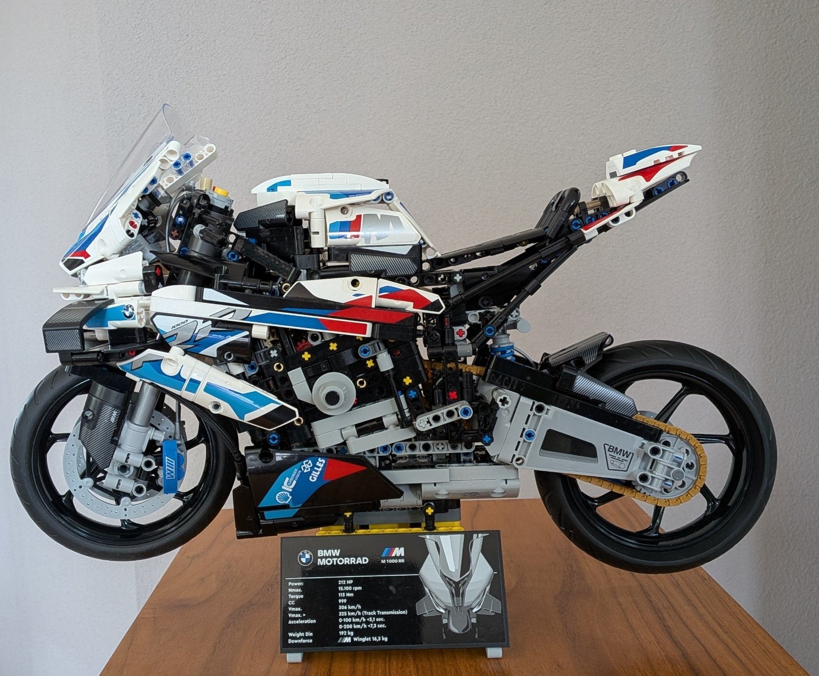 LEGO TECHNIC 42130 BMW MOTORRAD M 1000 RR, Compleet, Lego, Ophalen of Verzenden, Zo goed als nieuw