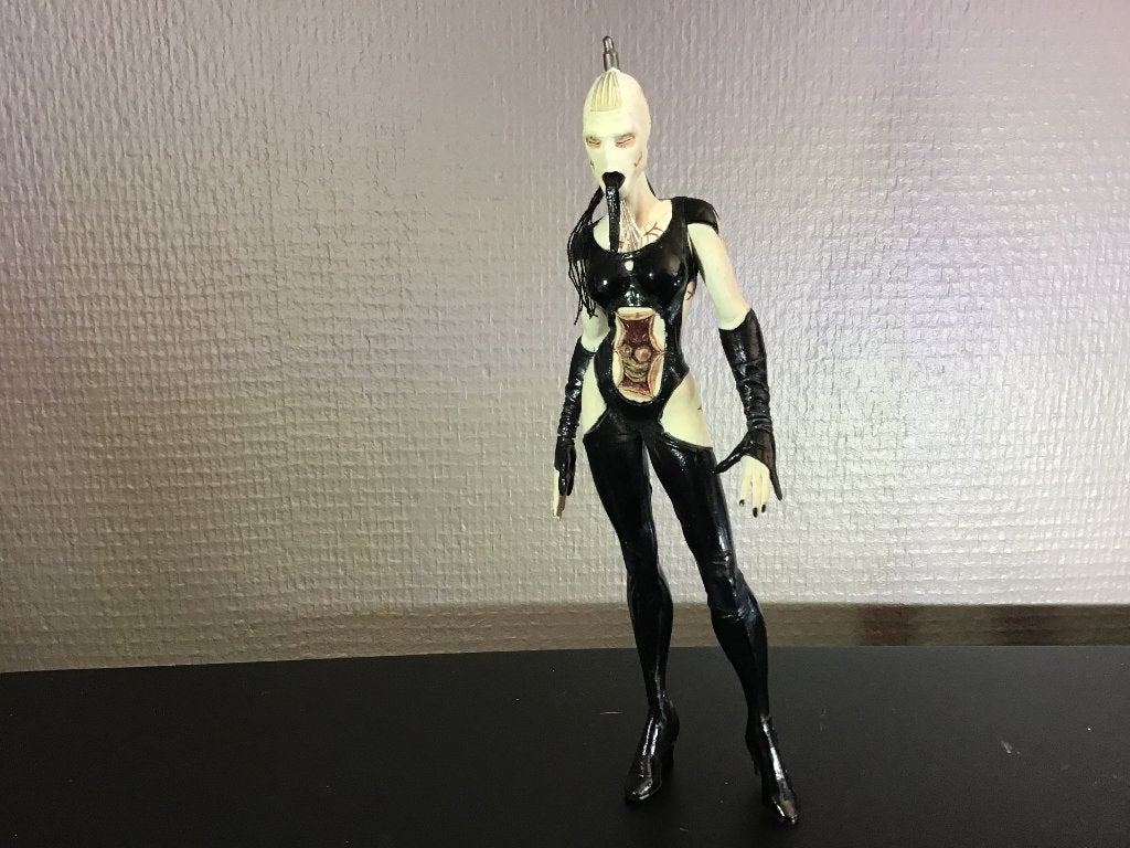 Hellraiser female cenobite 7 inch cult classics serie1, Ophalen, Actiefiguur of Pop