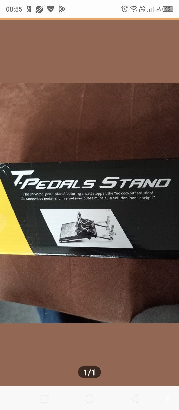 Universele T-PEDALS STAND voor Thrustmaster T-LCM pedalen, Ophalen of Verzenden