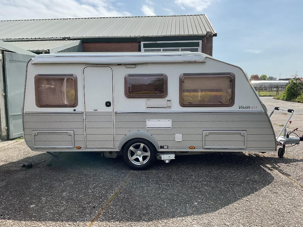 Kip Vision 41 T, Caravans en Kamperen, Caravans, Particulier, tot en met 3, 750 - 1000 kg, Standaardzit, Kip, Dwarsbed, 5 tot 6 meter