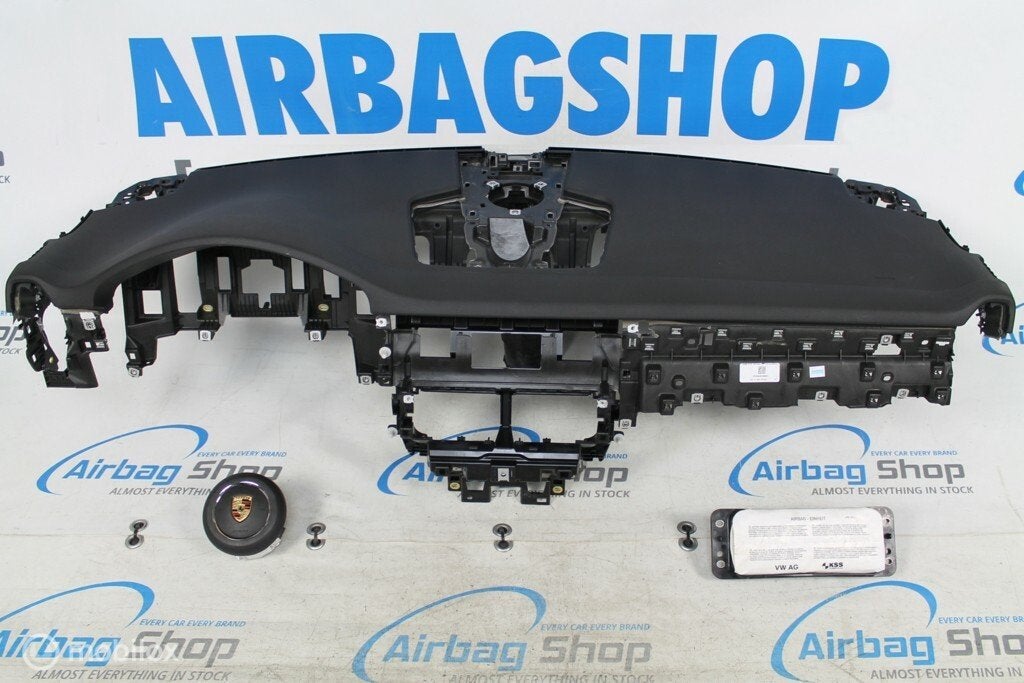 Airbag set - Dashboard zwart Porsche Cayenne (2017-heden), Gebruikt, Ophalen of Verzenden