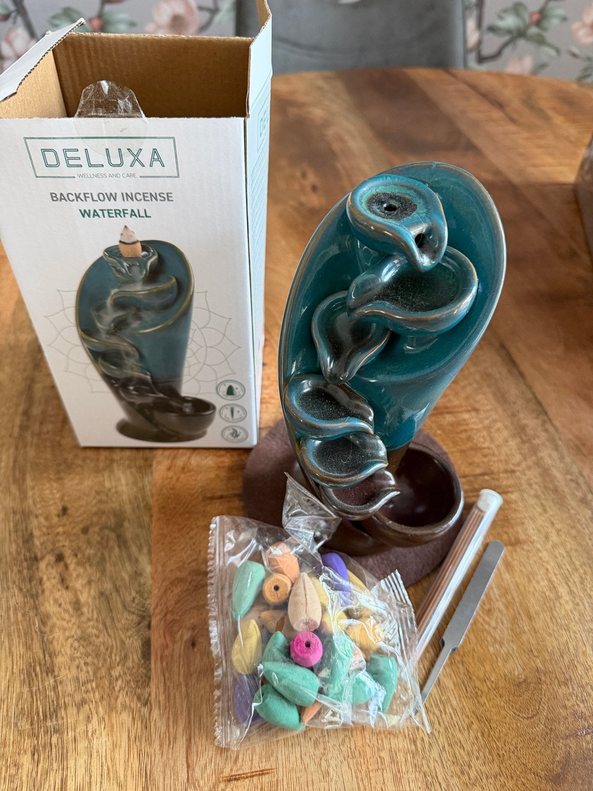 Deluxa Backflow Wierook Waterval - Nieuw in doos, Ophalen, Groen, Nieuw, Oosters