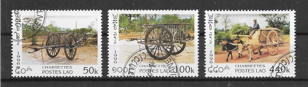 Laos 1996 Vervoermiddelen, Verzenden, Gestempeld, Zuidoost-Azië
