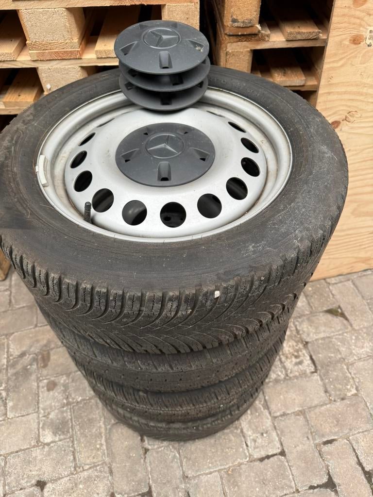Wielset Staal  Mercedes Vito 17 inch, Ophalen, Bestelwagen, Banden en Velgen, 17 inch