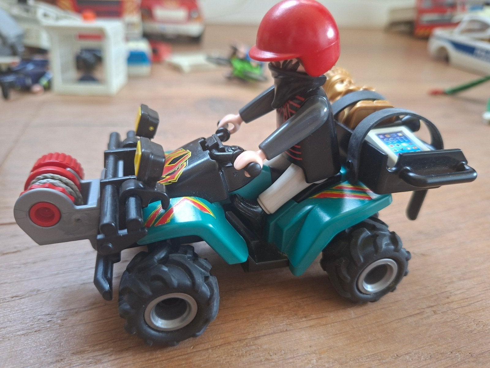 Playmobil Quad met figuur en accessoires, Ophalen of Verzenden