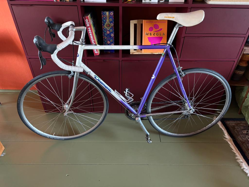 Vintage diamant racefiets, Ophalen, Gebruikt, Staal, Overige merken