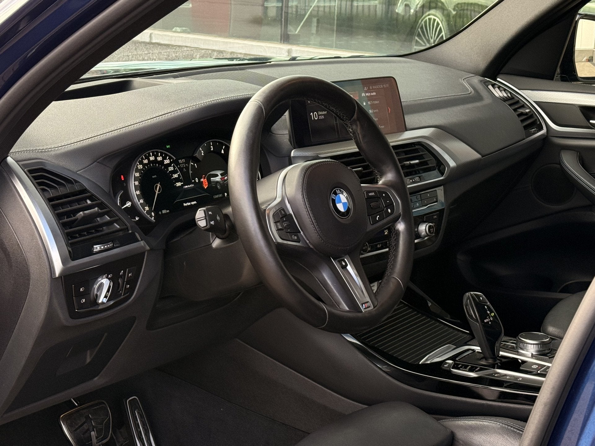 BMW X3 M40i xDrive High Executive | Cruise | Stoelverwarming, Auto's, Automaat, Gebruikt, 2000 kg, Blauw