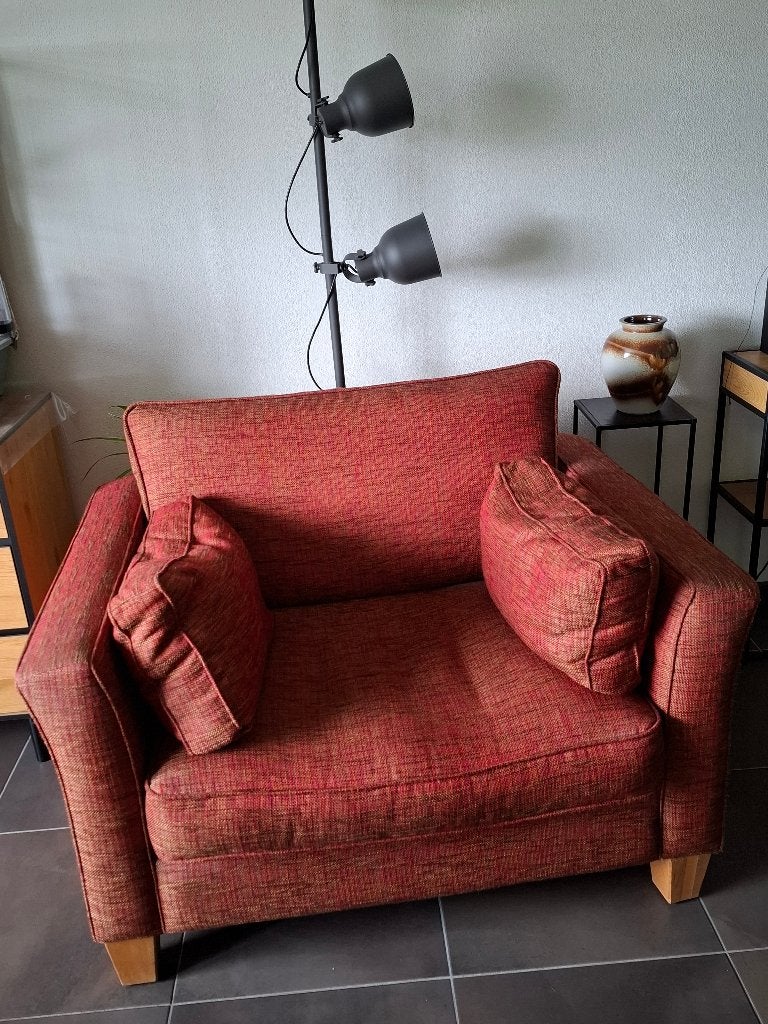 Fauteuil / loveseat ZO GOED ALS NIEUW, Huis en Inrichting, Fauteuils, Ophalen, 75 tot 100 cm, Zo goed als nieuw, 100 tot 125 cm