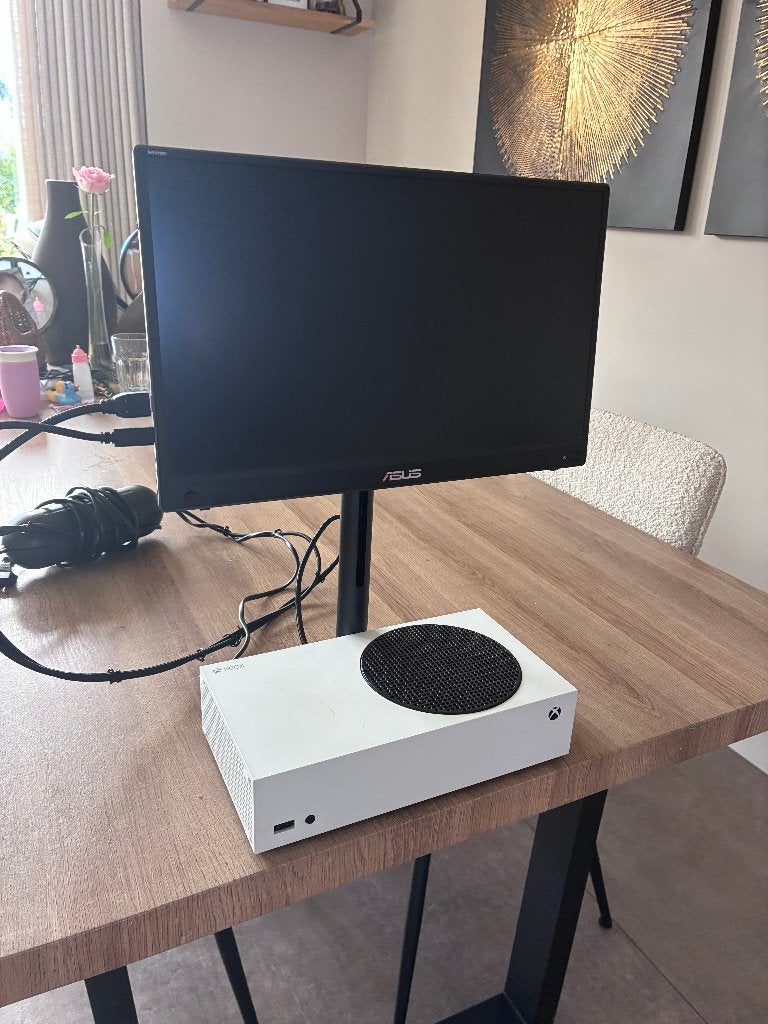Xbox Series S portable setup, Ophalen of Verzenden, Zo goed als nieuw, Xbox Series S