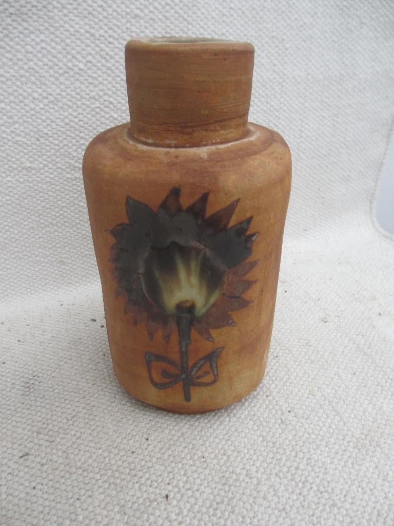 Vintage Potterie de la Colombe / Vallauris vaas '60, Antiek en Kunst, Antiek | Keramiek en Aardewerk, Ophalen of Verzenden
