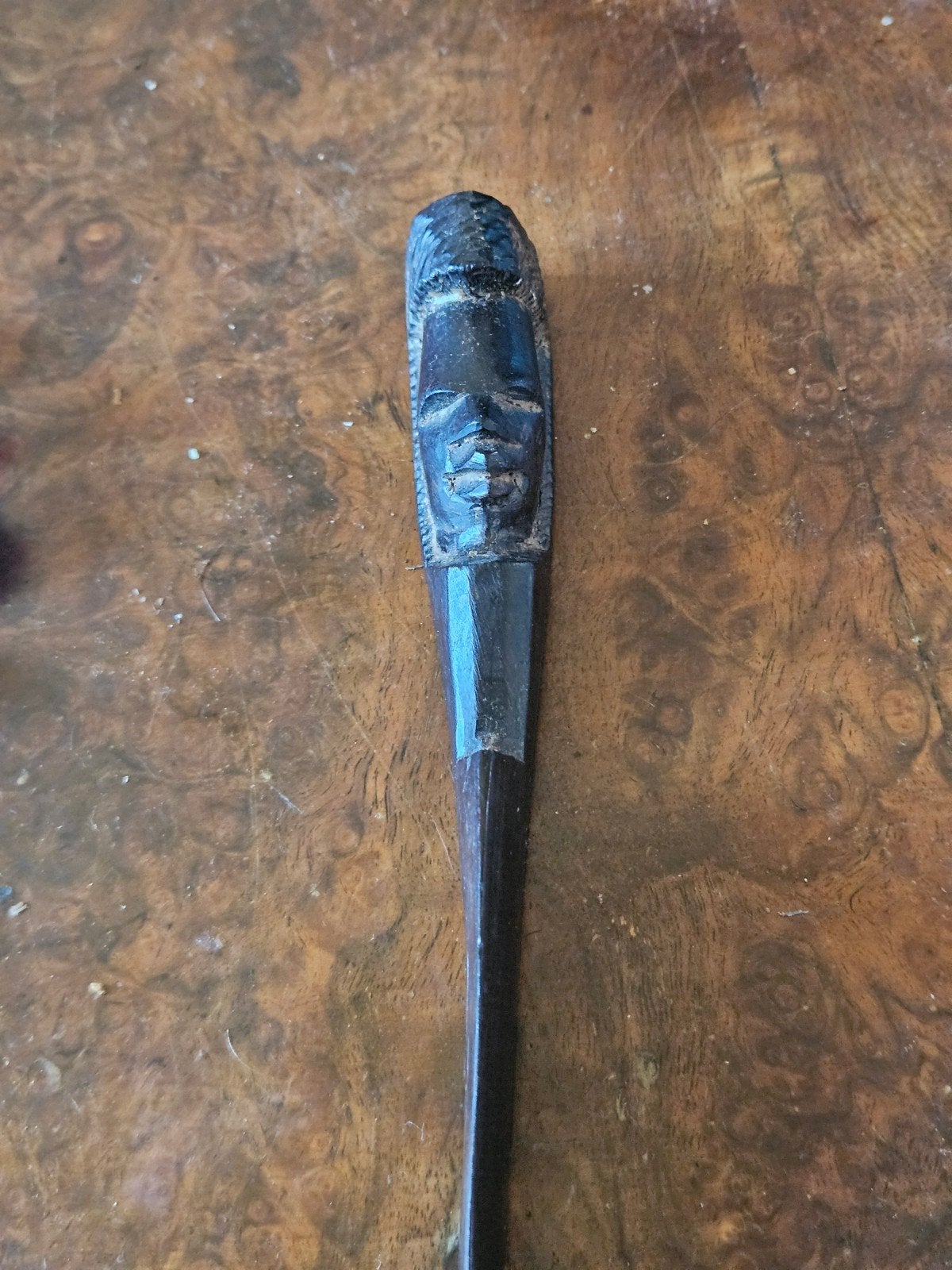 Vintage Handgemaakte Afrikaanse Briefopener - Authentiek, Antiek en Kunst, Hout, Gesneden, Afrika, Overige typen