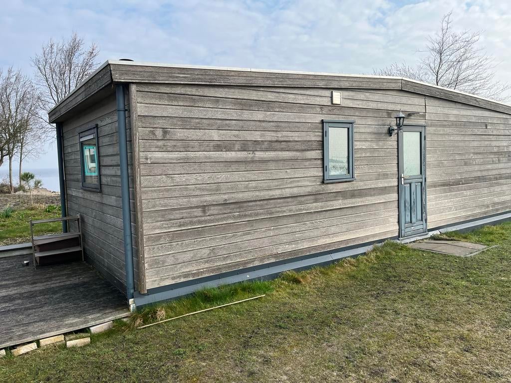 Chalet met zonnepanelen te koop, zonder sta-plaats, Huizen en Kamers, 38 m², Chalet, Friesland, 1 slaapkamers
