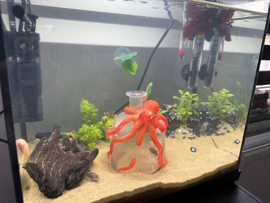 Aquarium, Dieren en Toebehoren, Vissen | Aquaria en Toebehoren, Ophalen, Zo goed als nieuw, Verlichting of Verwarming