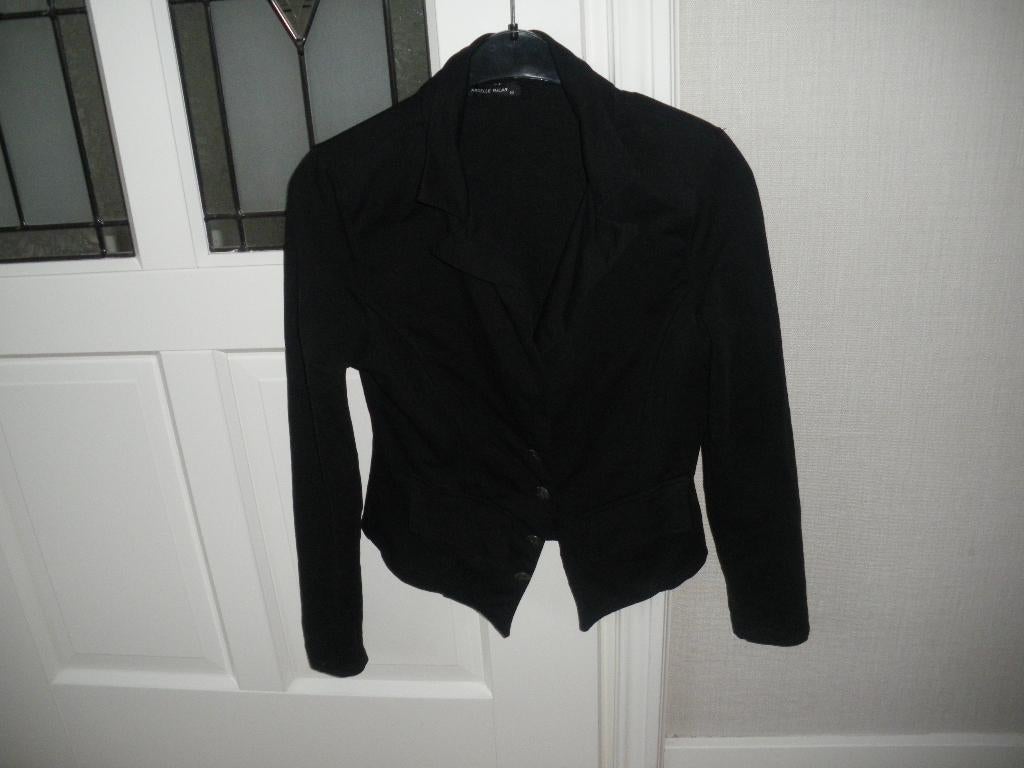 nieuw heel leuk zwart zomer jasje mt 38 merk angelle milan, Ophalen of Verzenden, Nieuw, Maat 38/40 (M), Zwart