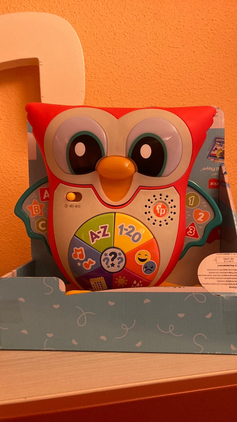 Fisher Price Linkimals Licht en Leren Uil, Ophalen of Verzenden, Nieuw, Speelset, Met licht