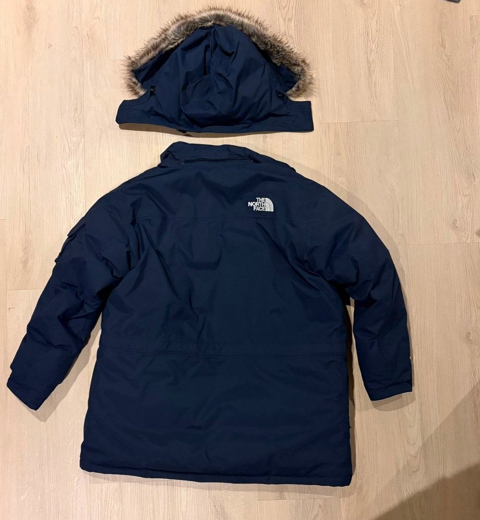 Large Navy blue the North Face Mcmurdo Parka, Kleding | Heren, Maat 52/54 (L), Blauw, Ophalen of Verzenden, Zo goed als nieuw