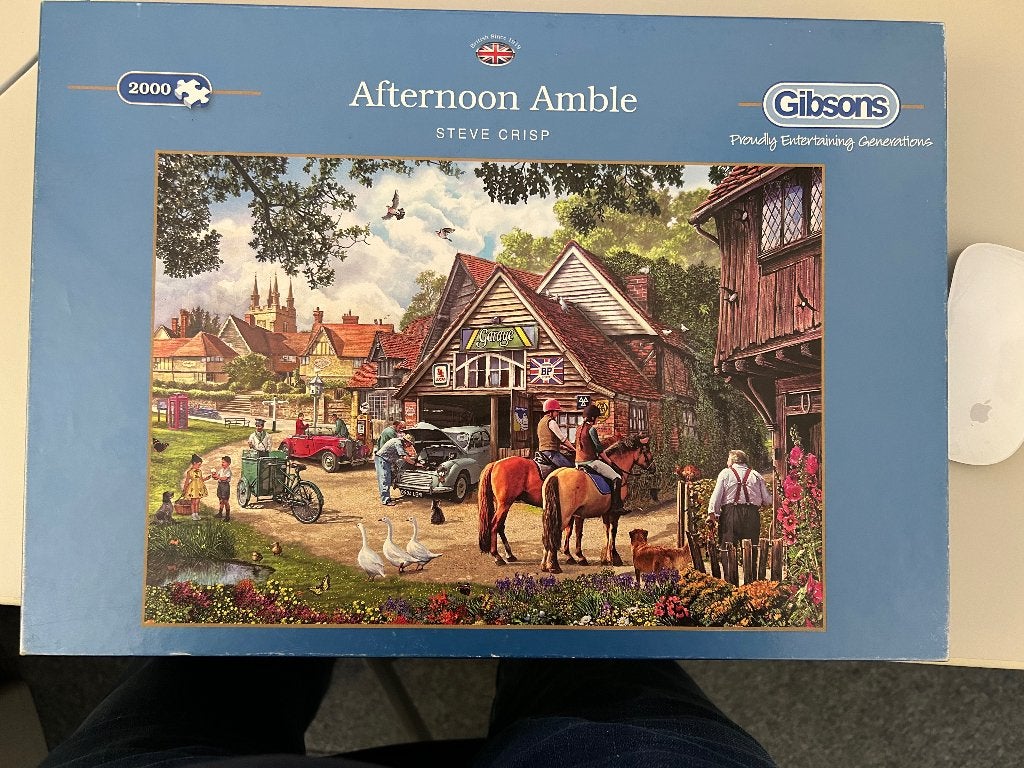 legpuzzel, Verzenden, Meer dan 1500 stukjes, Zo goed als nieuw, Legpuzzel