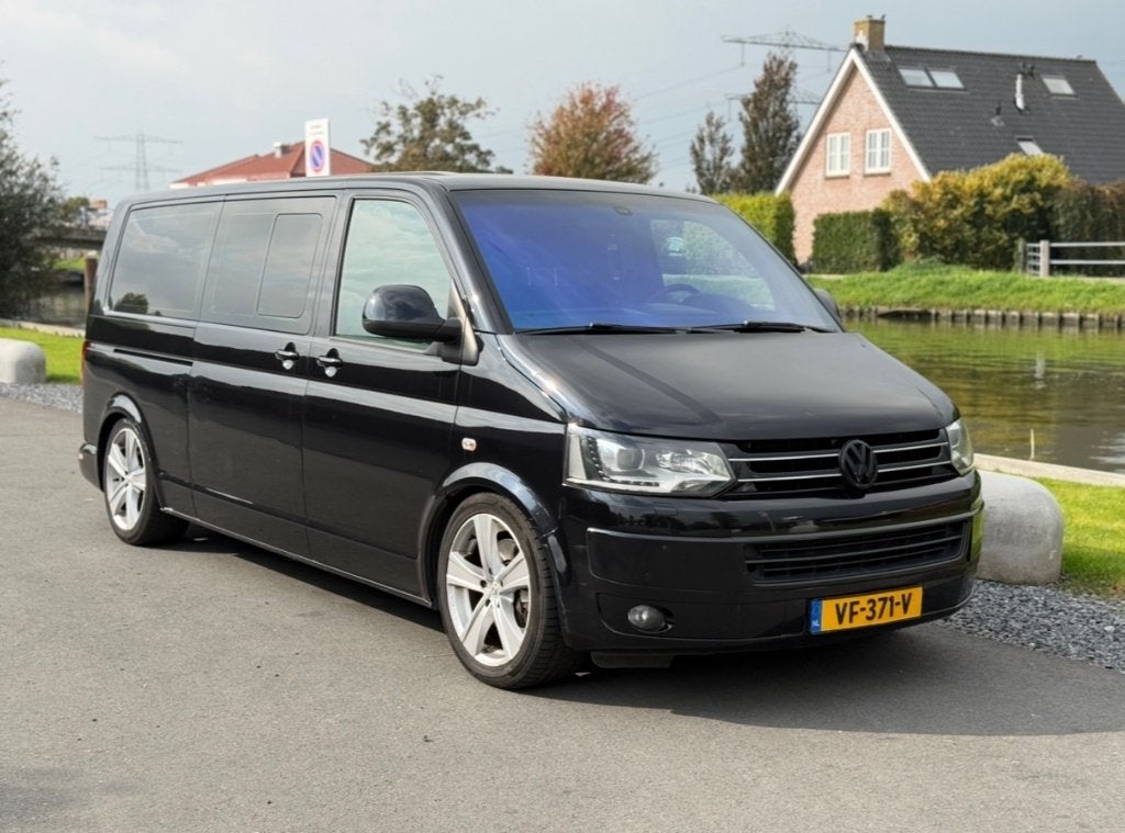 Volkswagen Multivan 2.0 TDI 132KW DC 4MOTION 2013 Zwart, Auto's, Automaat, Euro 5, Stof, 4 cilinders