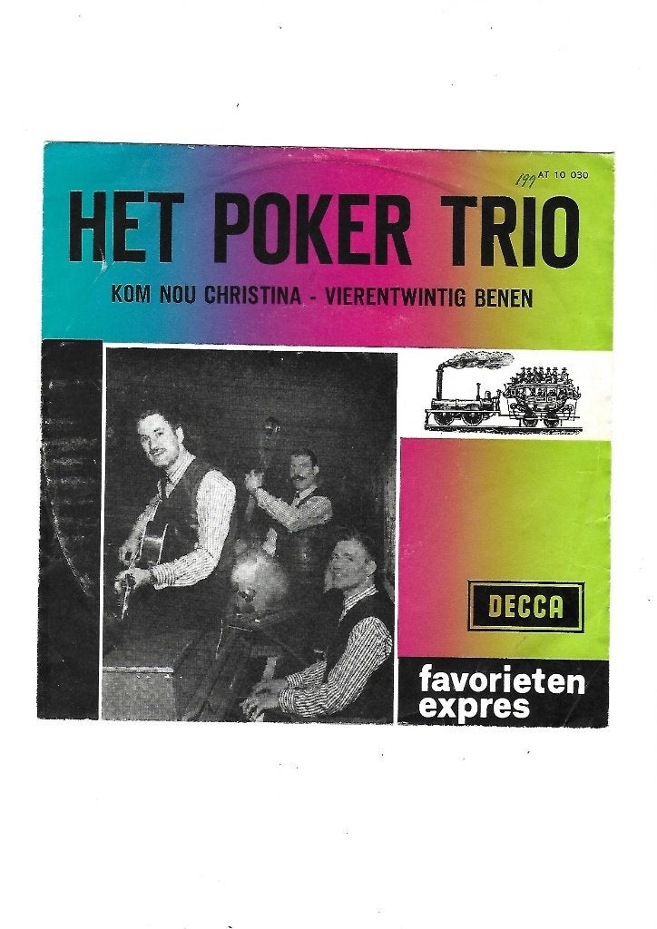 Het Poker Trio .Kom Nou Christina Favorieten expres. Piraat, 7 inch, Ophalen of Verzenden, Zo goed als nieuw, Levenslied of Smartlap