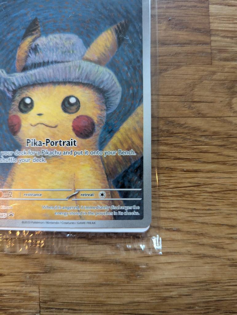 Pikachu 085 Promo card van gogh gesealed, Ophalen, Nieuw, Losse kaart