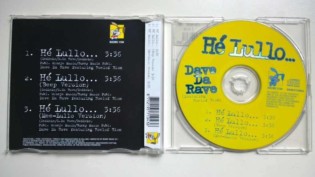 Dave Da Rave - Hé Lullo, Ophalen of Verzenden, Zo goed als nieuw, Nederlandstalig