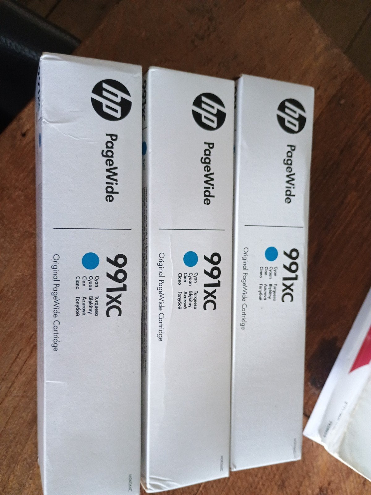 HP 991XC Pagewide Cartridge Cyaan (3 stuks), Ophalen of Verzenden, Nieuw, HP