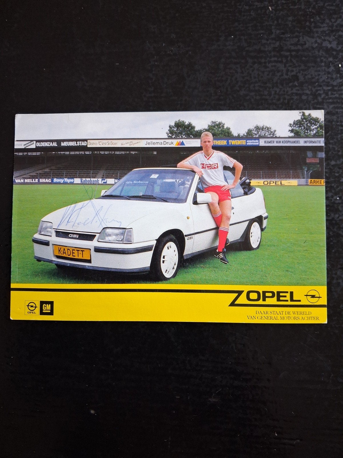 Spelerskaart Marco Roelofsen FC Twente met handtekening., Ophalen of Verzenden, Gebruikt, F.C. Twente, Spelerskaart
