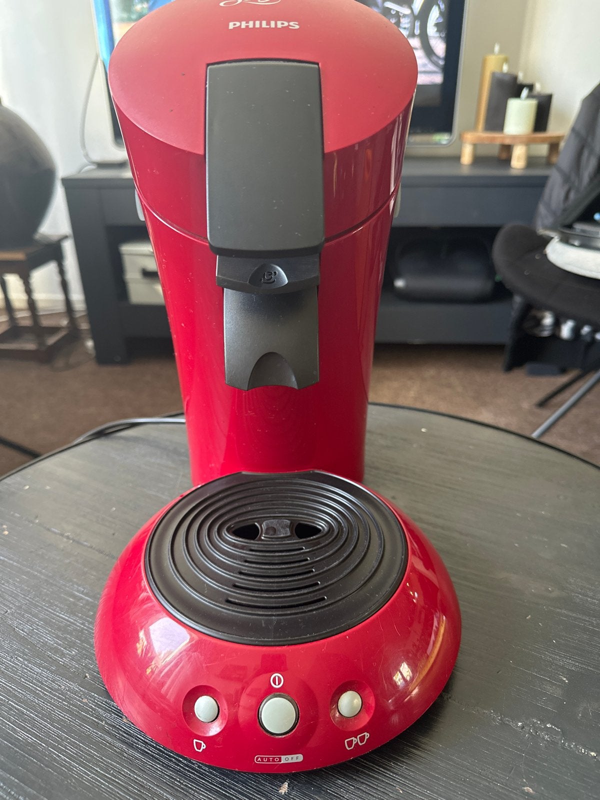 Philips Senseo HD7810 Koffiezetapparaat Rood, Gebruikt, Koffiemachine, Ophalen of Verzenden, 2 tot 4 kopjes