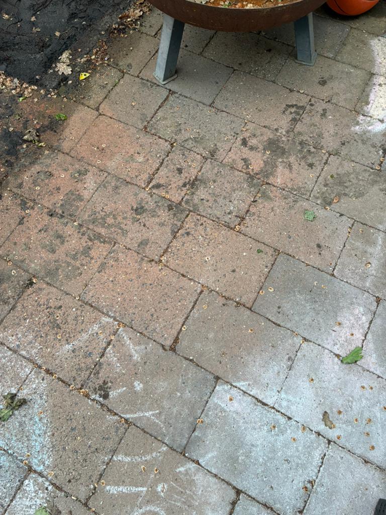 Gratis 50m2 Tegels klinkers 20x30 bont getrommeld, Ophalen of Verzenden, Gebruikt, Beton, Klinkers